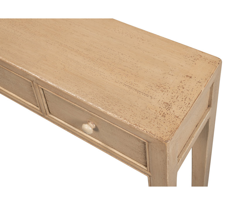 Jeweler 86'' W Solid Wood Console Table