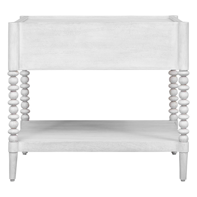 Table d'appoint Uttermost Bales blanc cassé