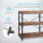 55 Inch Industrial Narrow Entryway Console Table