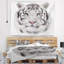 Tapisserie blanche de tigre du bengale Animal-28484945