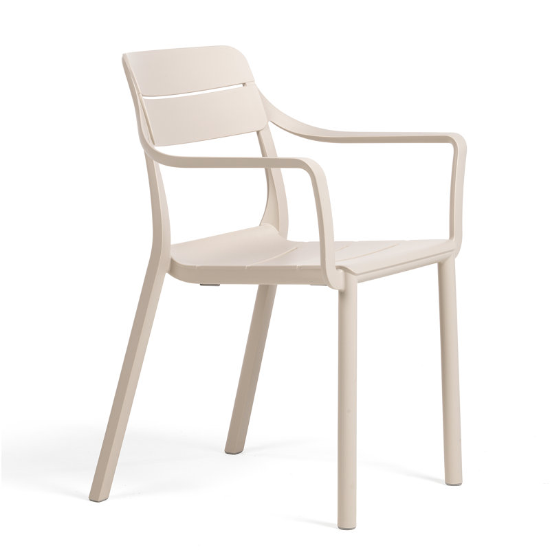 Cassia Outdoor Dining Armchair, White