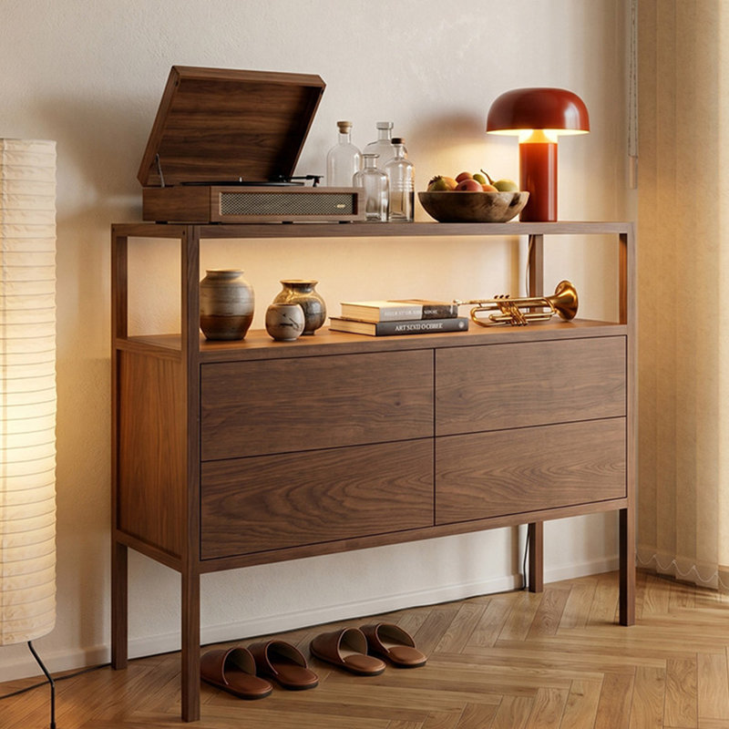Chinese-style retro light luxury sideboard