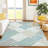 Machine Washable Indoor/Outdoor Bourkelands ACN2339 Geometric Rug-829243483