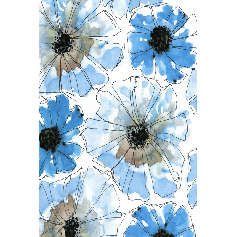 Water Blossoms I by Deborah Velasquez - Wrapped Canvas Art Prints, 46cm H x 30cm W