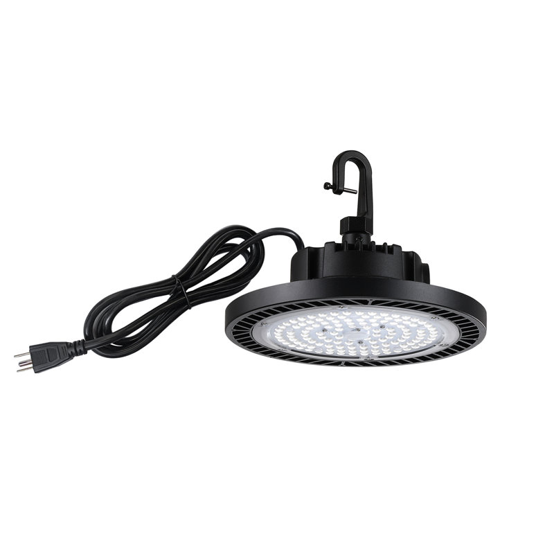LED 9.22 Inch High Bay Light, 6.84" H x 9.22" W x 9.22" D
