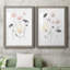 Blush & Black Wildflowers I encadré mat - prêt à accrocher-1744735797-1744735805