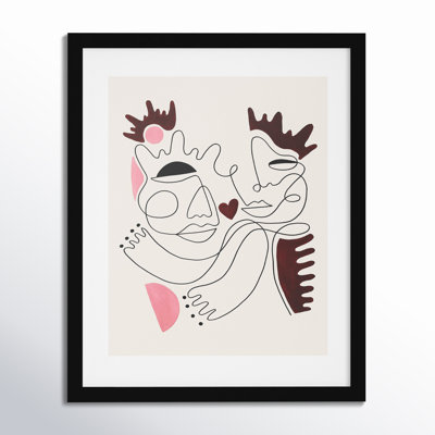 Love Yours Print by Shatha Al Dafai