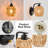 Boho Rattan Wall Sconces Set Of Two With Dimmable Switch, Hand-Woven Farmhouse Wall Lamp For Bedroom, Bathroom, Living Room, Hardwired Indoor Wall Light, E26 Base