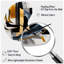 Horloge Glam Gold and Black Expression II - Abstract-105567272