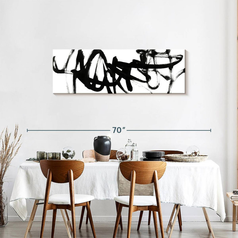 Sur toile, H 54 po x l 18 po x P 1,25 po