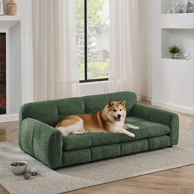 pet sofa bed with backrest and armrests