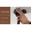 Ventilateur de plafond en bois massif de 91 cm (36 po) avec éclairage à intensité variable, application et télécommande, moteur CC réversible silencieux à 6 vitesses-1374642467