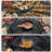 Round Charcoal Wood Burning Outdoor Cold-rolled Steel Fire Pit Table