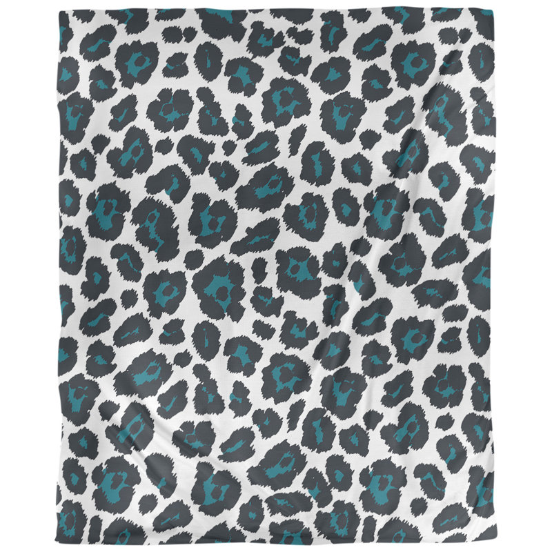 Housse de couette simple Freidrich, Polyester brossé, Housse de couette pour très grand lit, Blanc/noir/vert