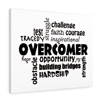 Overcomer - Wrapped Canvas Print