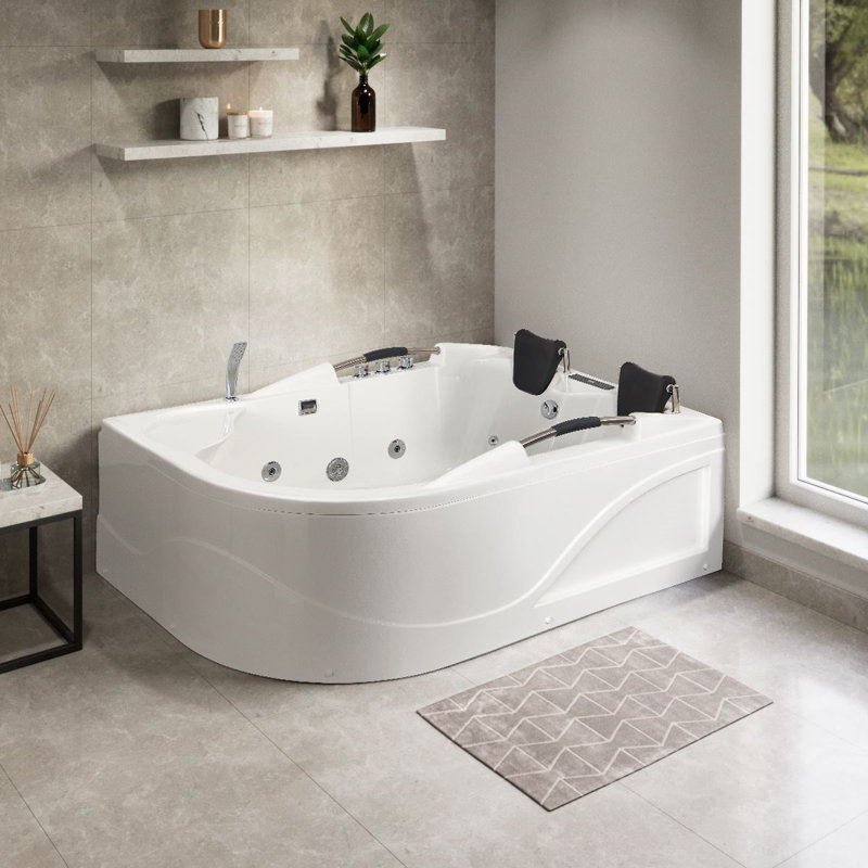 1800mm x 1200mm Freestanding Acrylic Bathtub, Right
