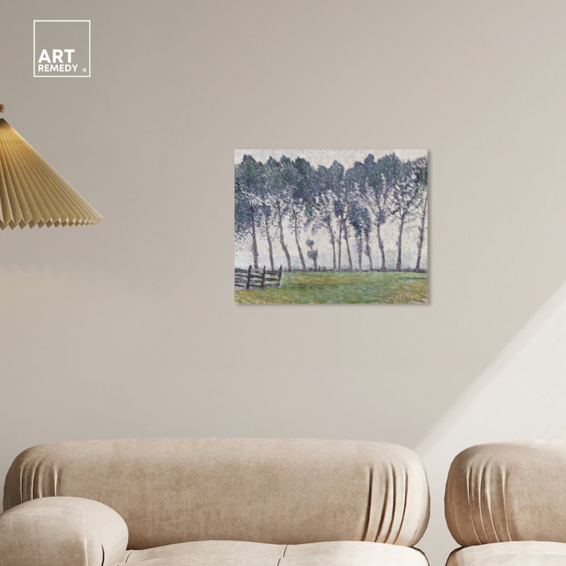 Rainy Weather at Hampton Court Landscape Canvas Wall Art, 20" x 16"