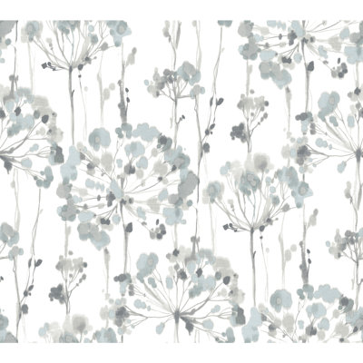 Flourish Floral Peel & Stick Matte Wallpaper Roll