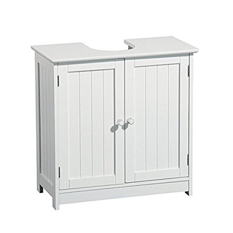 Persephone 60cm Single Bathroom Vanity Base Only in White
