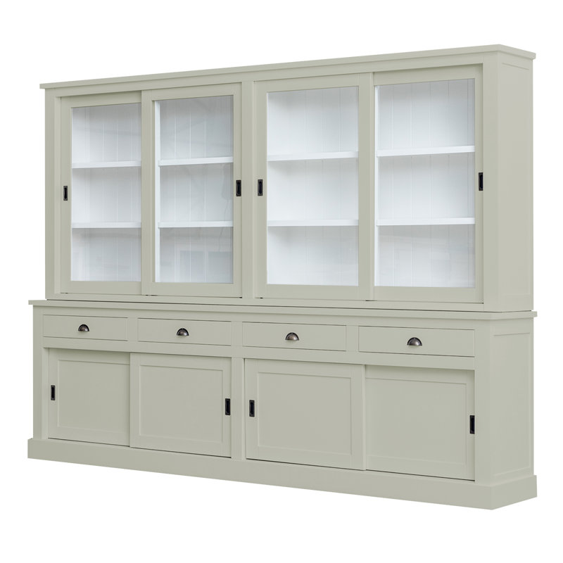 Butler Display Cabinet, Pebble Grey 