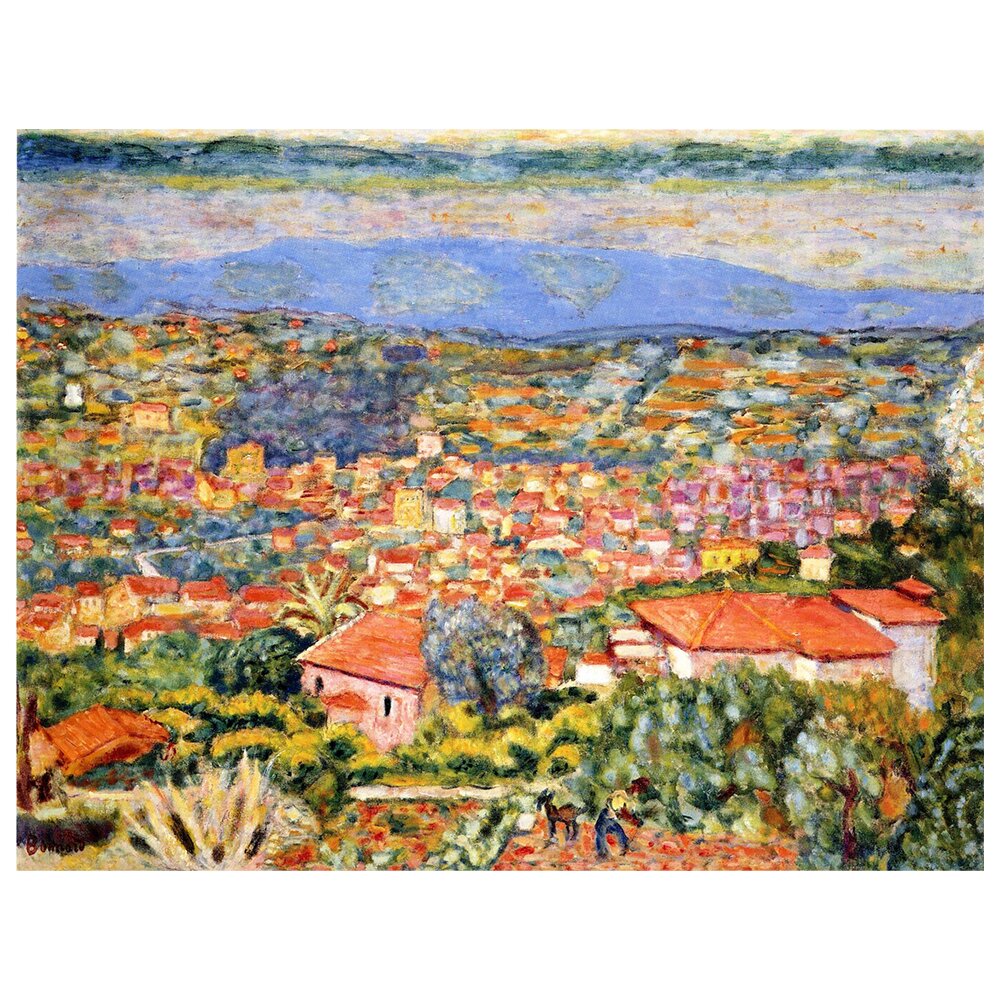 Leinwandbild Le Cannet, Vue von Pierre Bonnard