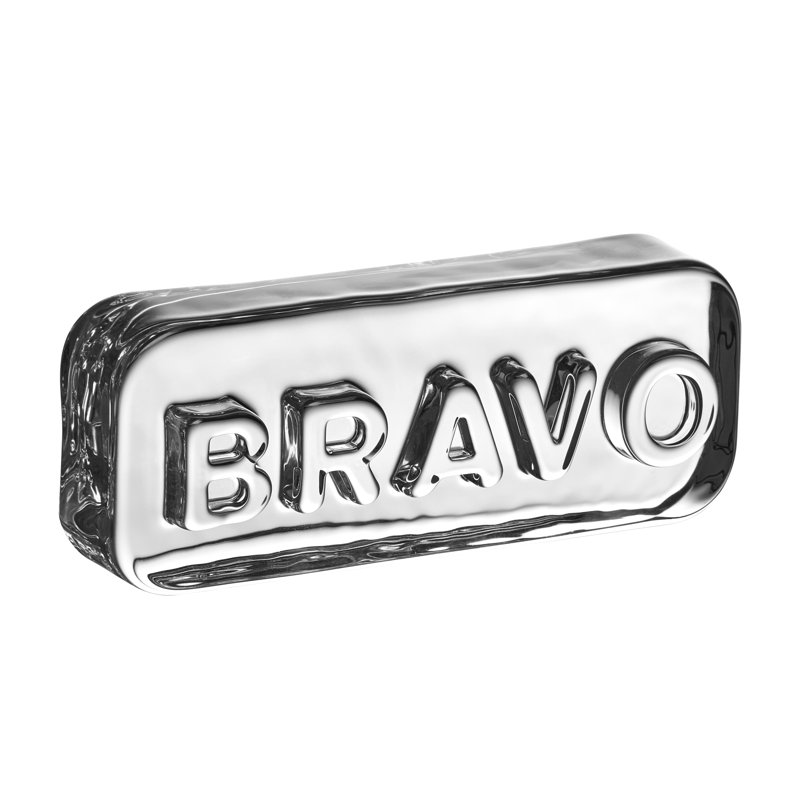 Paroles Paroles Lead Free Crystal Paper Weight