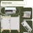 80"H X 80.75"W X 45.75"L Outdoor Shower Enclosure With Door, Privacy Stall For Pool & Beach