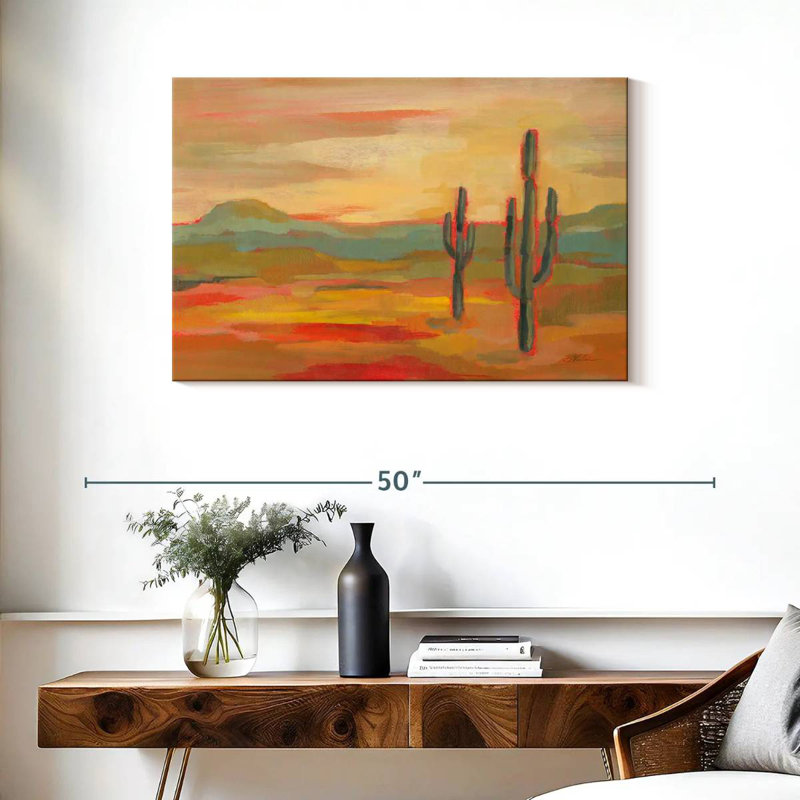 Désert d'Alvord Saguaro, H 24 po x l 36 po