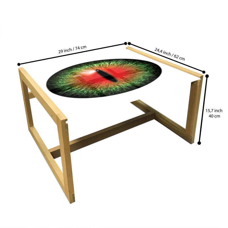 Irruj Sled Coffee Table, 62cm H x 74cm W x 40cm D