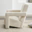 Fauteuil d'appoint rembourré en laine d'agneau moderne-1693209655
