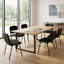 Ensemble de chaise d'invité rembourré et confortable avec base stable et antidérapante pour salle de réception