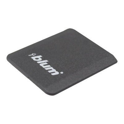 Gray Cover Cap for 31C Series Compact Clip Concealed Hinge with BLUM Logo