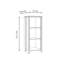 Lanham 115.1cm H x 47cm W Standard Bookcase