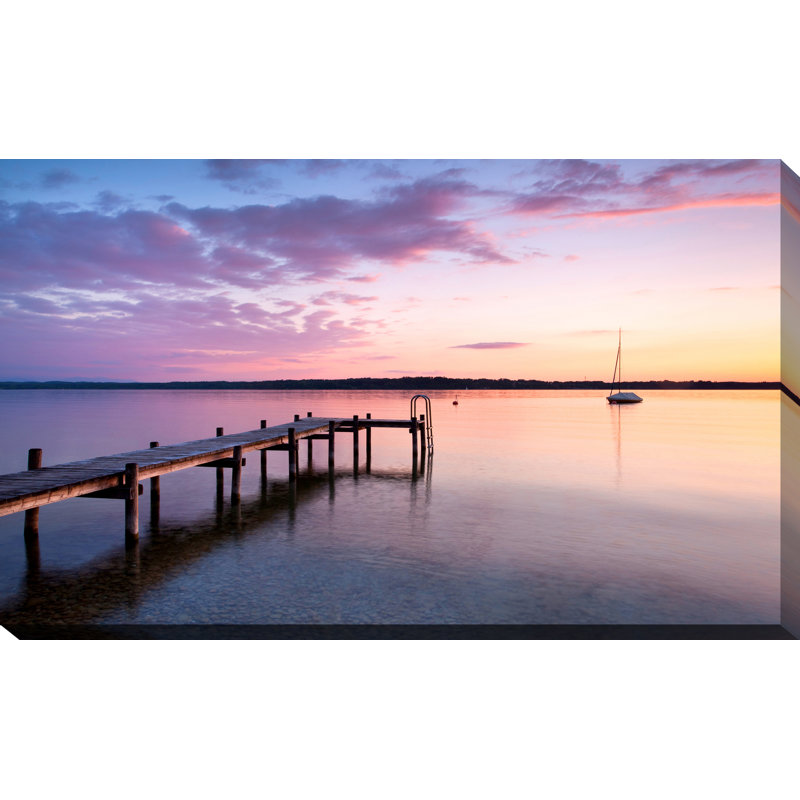 " Out By The Dock ", 28" H x 48" W x 1.5" D