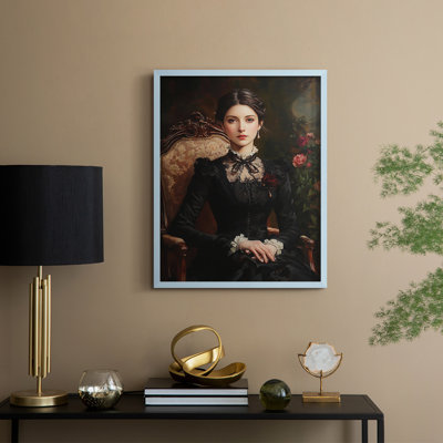 Reproduction encadrée WOMEN Series CCXI - bois massif
