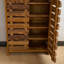 Armoire en bois massif de style Wabi-Sabi