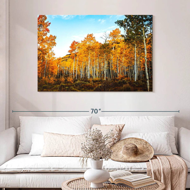 Alvord Birch Tree Forest, 32" H x 48" W