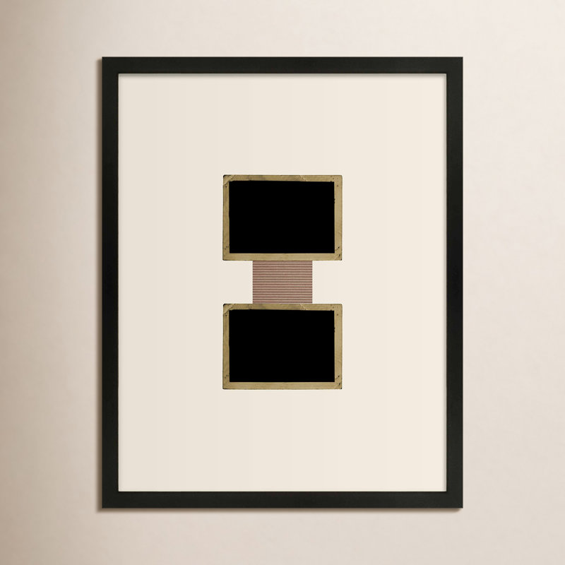 Column 1 Print by Eleni Psyllaki For Paradissi Digital Art, Black Framed, 25" H x 20" W  x 1.25" D