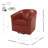 30-Inch Wide Swivel Barrel Chair-23683759