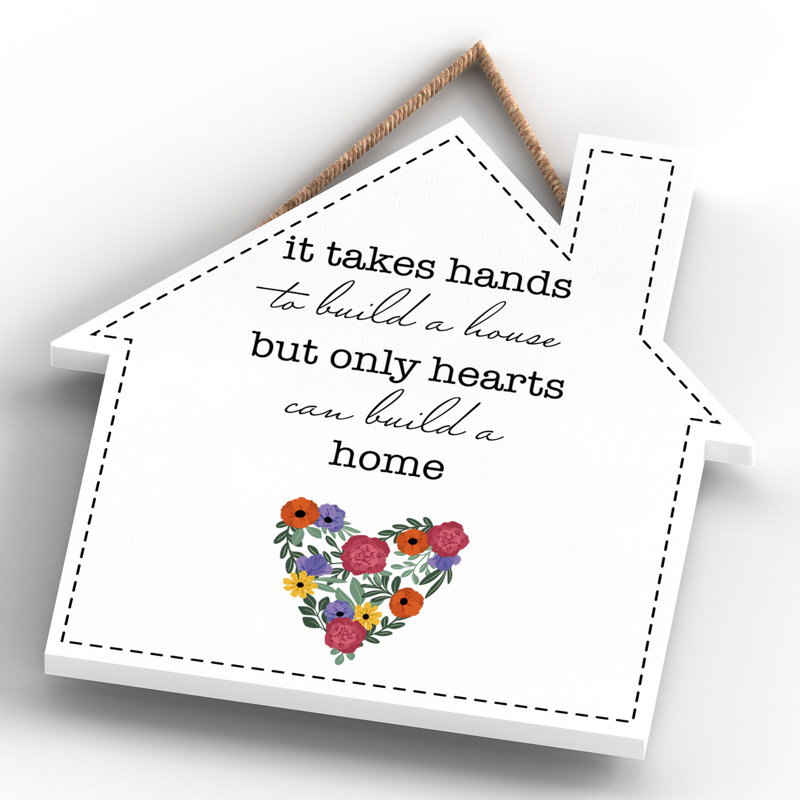 Words And Text Wall Decor, 9.9cm H x 9.9cm W x 0.5cm D