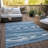 Aquaisha Abstract Indoor / Outdoor Rug-109611091