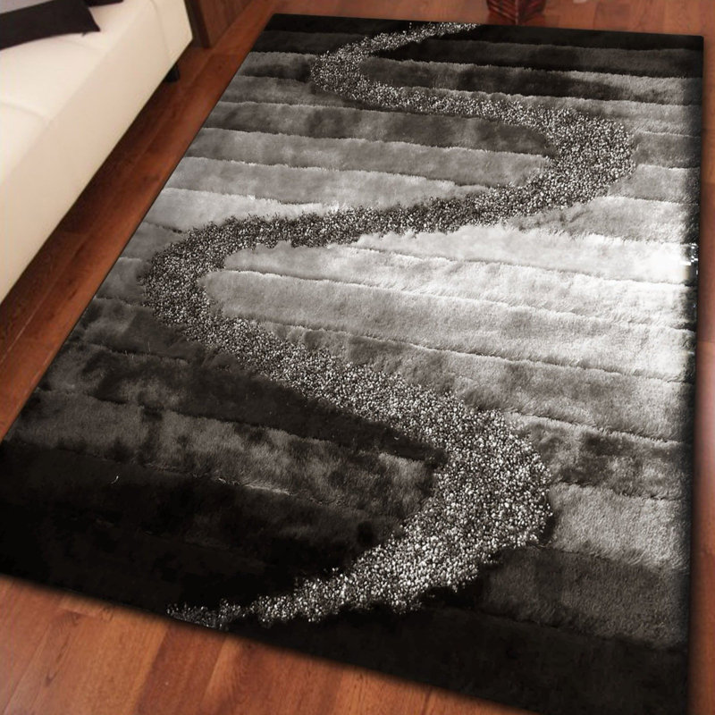 Tapis gris Ishta, Rectangle 8 pi x 11 pi
