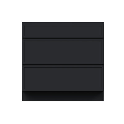 CASAINC Ready-to-Assemble W36"x D24"x H34.5" Kitchen Drawer Base Cabinet
