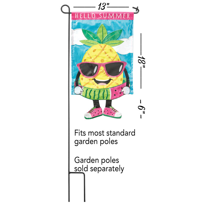 Drapeau de maison en nylon 24 x 13 po Eitaro