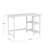 Martha Stewart Beckett Modern Trestle Desk with Open Side Shelving-89798278
