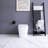 White Smart Toilet With Luminous Lighting