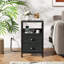 Tables de chevet avec 2 ports USB et prises de courant, 2 tiroirs et 2 tablettes de rangement ouvertes-985850306
