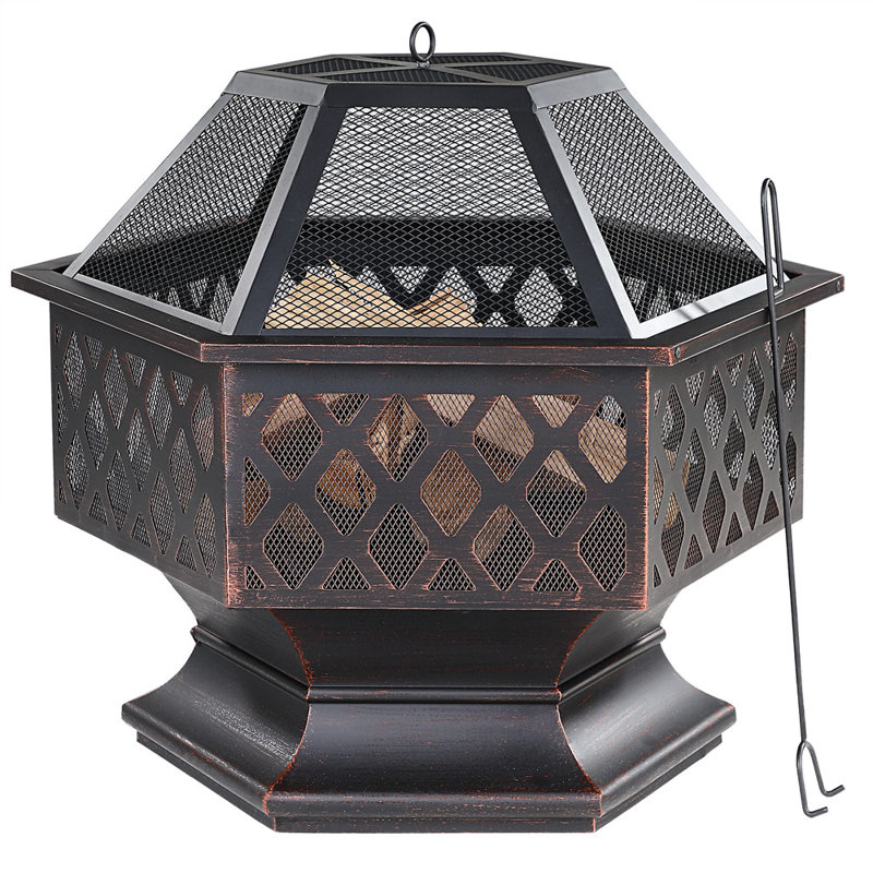 Kristian Steel Wood Burning Smokeless Fire Pit