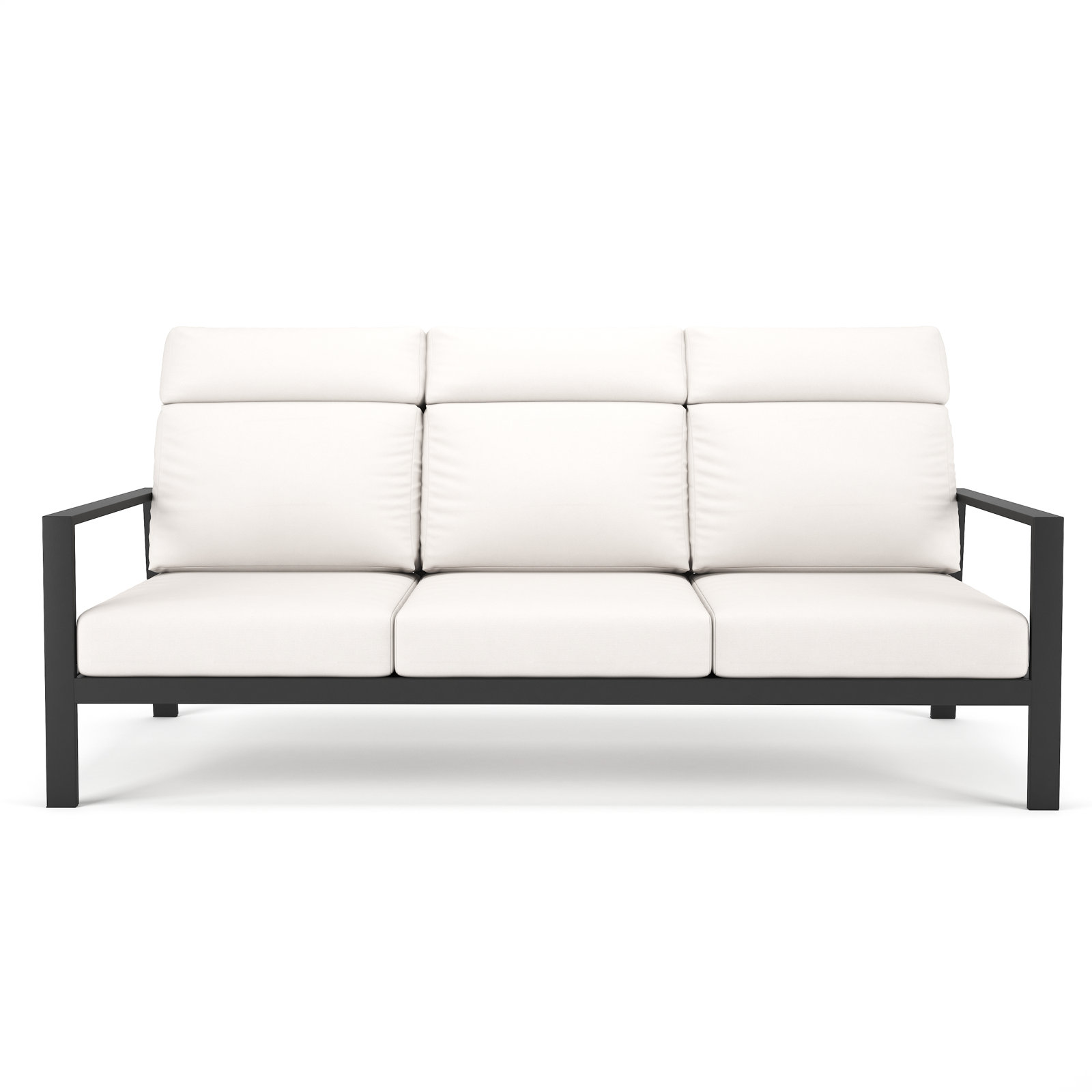 Townsend 80" Sunbrella® Patio Sofa, Canvas White, None, No