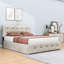Evennie Queen Tufted Upholstered Storage Platform Bed-822475796